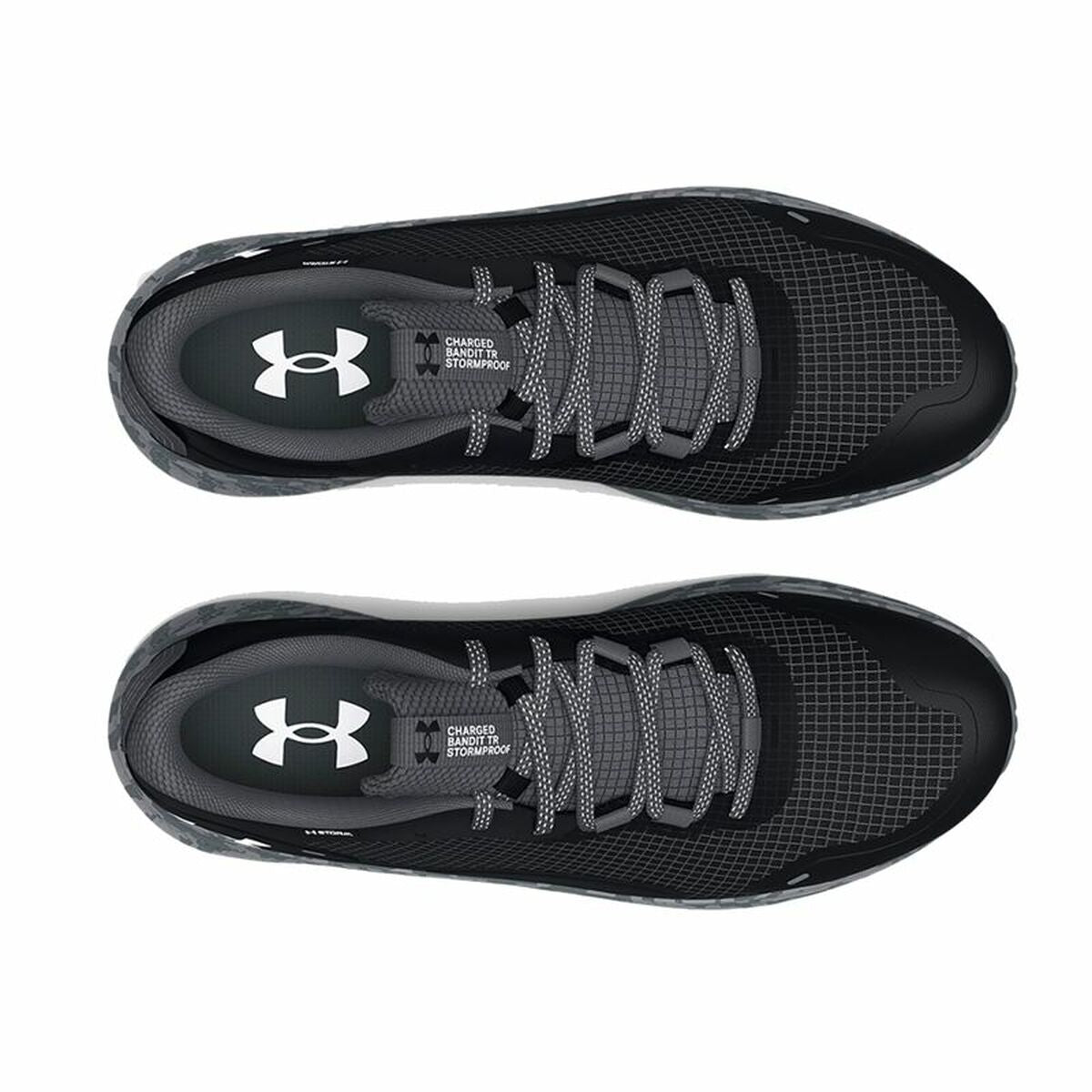 Running Shoes for Adults Under Armour Charged Bandit Black Men Dark