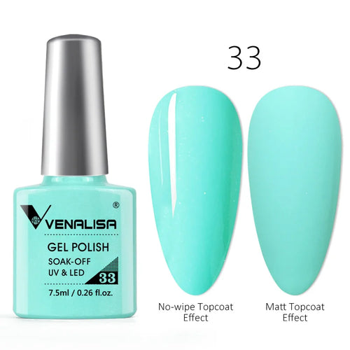 Luxury Color Nail Gel Venalisa Gel Nail Polish Lacquer Soak Off UV LED