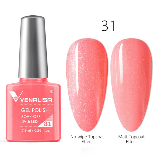 Luxury Color Nail Gel Venalisa Gel Nail Polish Lacquer Soak Off UV LED