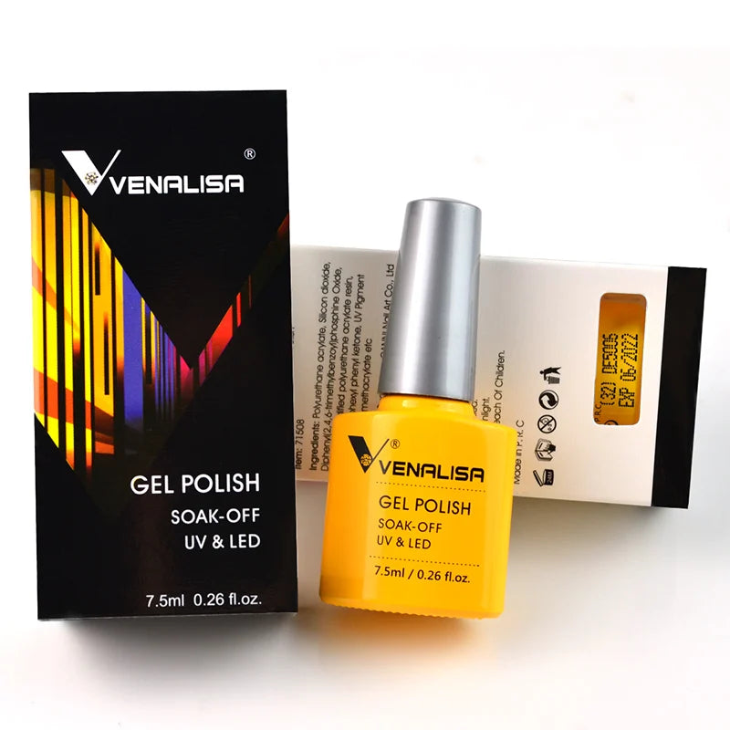 Luxury Color Nail Gel Venalisa Gel Nail Polish Lacquer Soak Off UV LED