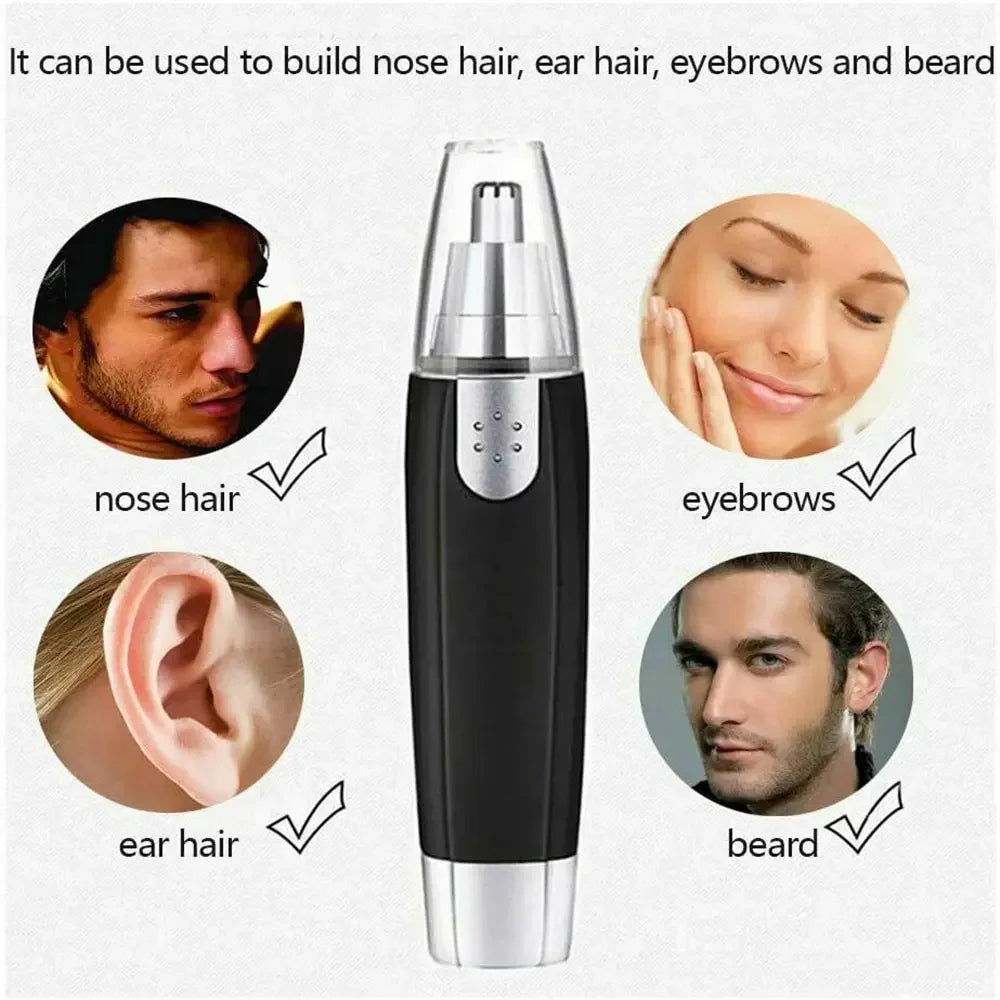 Electric Nose Hair Trimmer Implement Shaver Clipper Men Women Ear Neck