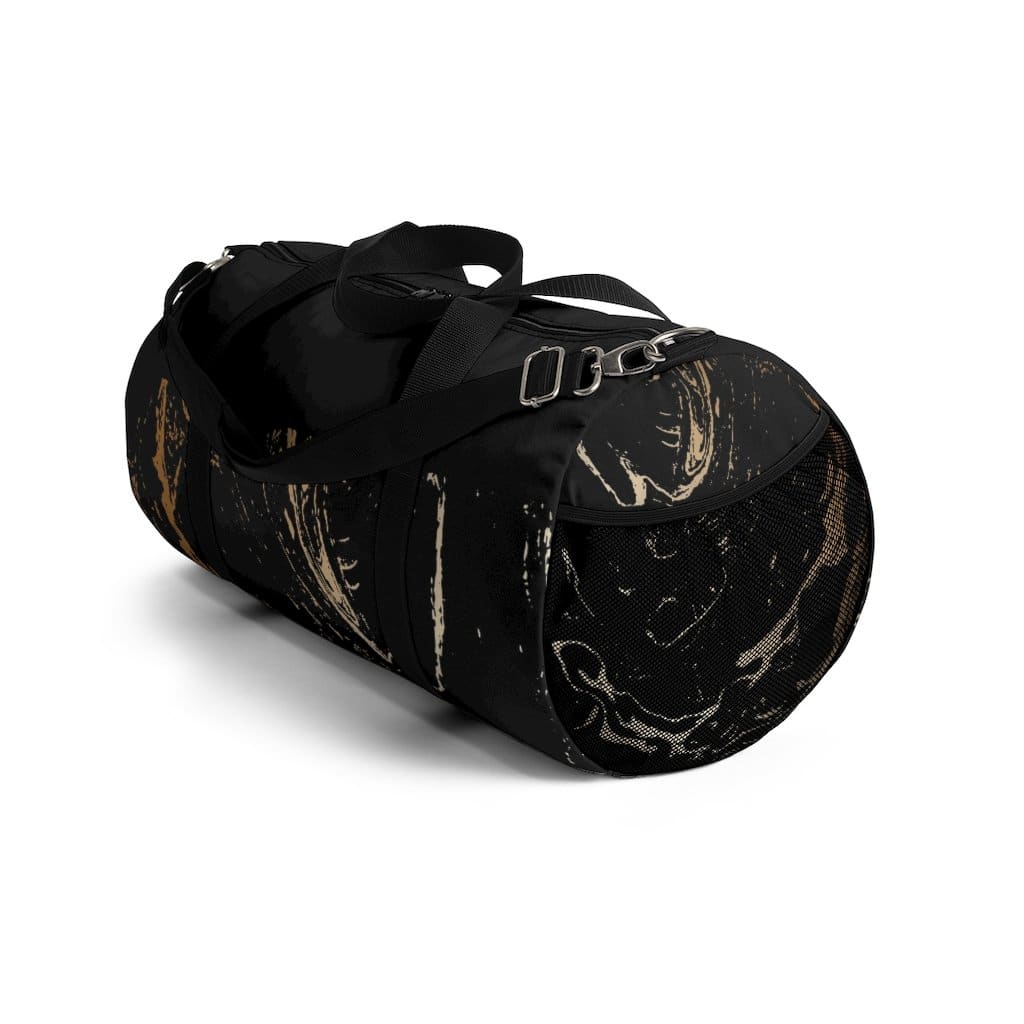 Duffel Bag - Carry on Luggage - Black and Gold