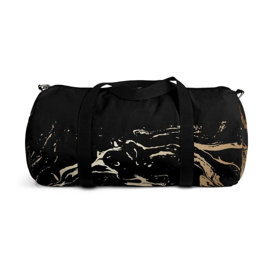 Duffel Bag - Carry on Luggage - Black and Gold