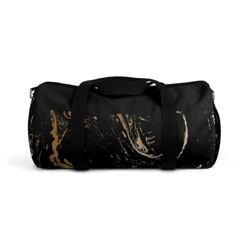 Duffel Bag - Carry on Luggage - Black and Gold