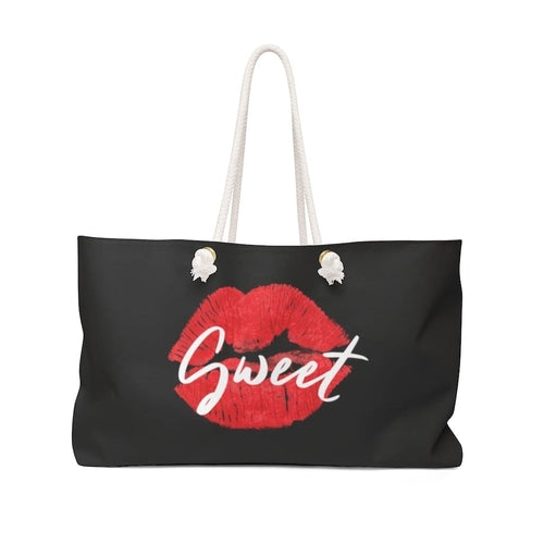 Weekender Tote Bag - Red Sweet Lips Kiss